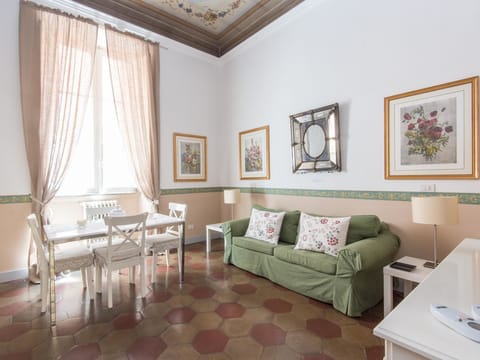 Apartment, 2 Bedrooms, Terrace | Living area | TV