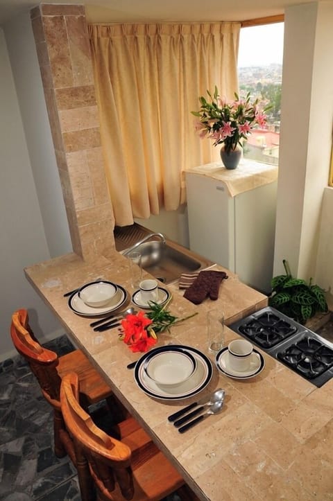 Standard Suite, City View | Private kitchenette | Fridge, microwave