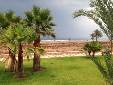 Beach nearby, white sand