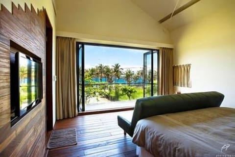 Sea View Double Room | Desk, rollaway beds, free WiFi, bed sheets