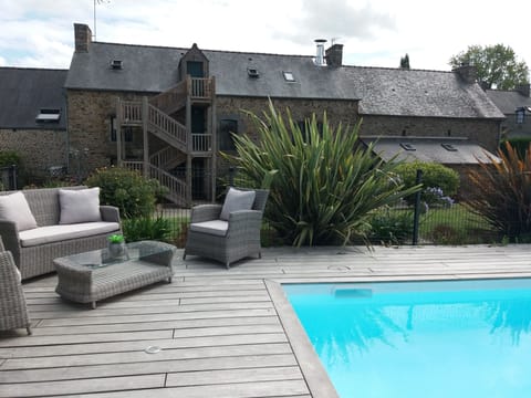 Seasonal outdoor pool, open 10:30 AM to 7:30 PM, pool umbrellas