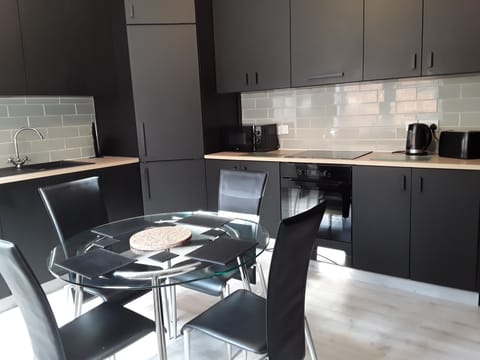 Shared fridge, microwave