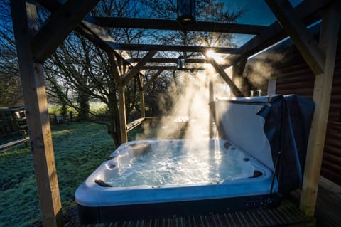 Otters Bank Log Cabin | Terrace/patio