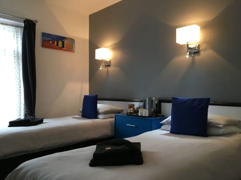 Premium bedding, memory foam beds, individually decorated