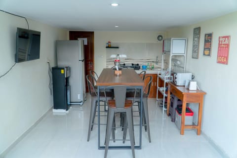 Shared fridge, microwave