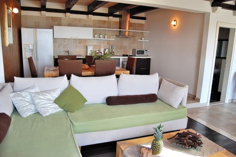 Villa, 5 Bedrooms, Private Pool, Sea View | Living area | 20-inch flat-screen TV with cable channels, TV