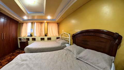 Comfort Quadruple Room, 1 Bedroom, Ensuite, City View | Desk, blackout drapes, soundproofing, WiFi (free)