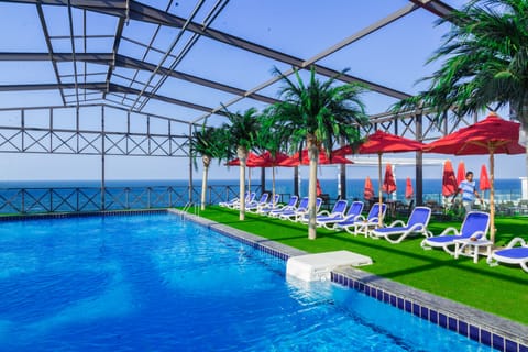 Indoor pool, open 9:00 AM to 5:00 PM, sun loungers