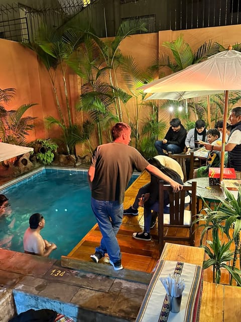 Poolside bar