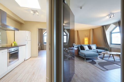 Apartment, 2 Bedrooms | Living area | Flat-screen TV