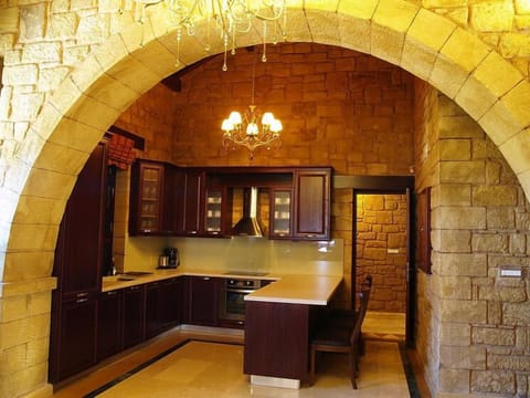 Full-size fridge, dishwasher, coffee/tea maker, electric kettle