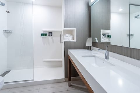 Free toiletries, hair dryer, towels, soap