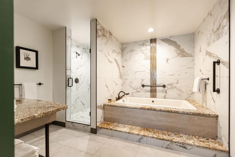 Free toiletries, hair dryer, towels