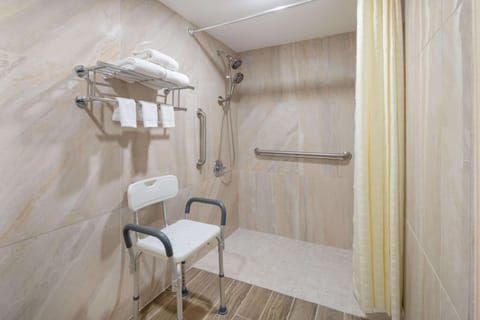 Room, 1 King Bed, Accessible, Non Smoking (Mobility Accessible, Roll-In Shower) | Accessible bathroom