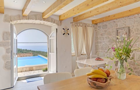 Villa | Private kitchen | Fridge, oven, stovetop, dishwasher