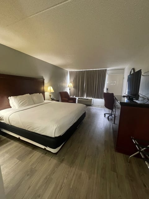 Standard Room, 1 King Bed, Non Smoking | Pillowtop beds, desk, free WiFi, bed sheets