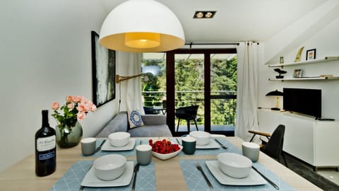 Apartment (Green View Jurata) | Living area | TV