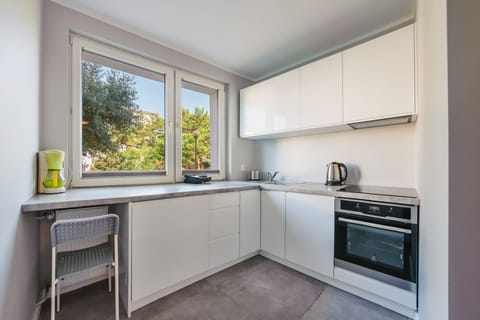 Apartment (3) | Private kitchen | Fridge, stovetop, dishwasher, coffee/tea maker