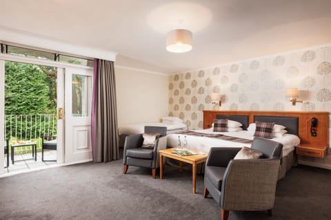 Individually decorated, individually furnished, desk, iron/ironing board