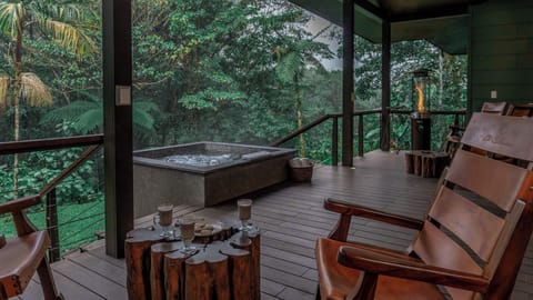 Luxury Villa, 2 Bedrooms, Hot Tub, Mountain View | Terrace/patio