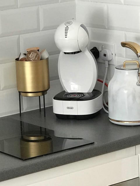 Apartment | Private kitchen | Fridge, microwave, oven, stovetop