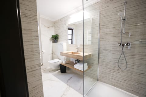 Double or Twin Room | Bathroom | Shower, free toiletries, hair dryer, towels