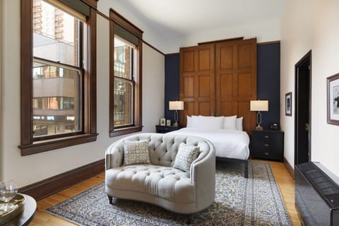 Premium bedding, pillowtop beds, blackout drapes, free WiFi