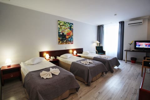 Triple Room | Desk, soundproofing, iron/ironing board, free WiFi
