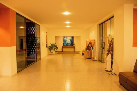 Interior entrance