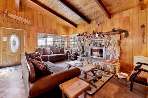 House, Multiple Beds, Patio (667) | Living area | Fireplace