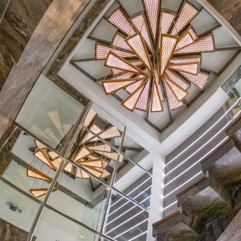 Interior entrance
