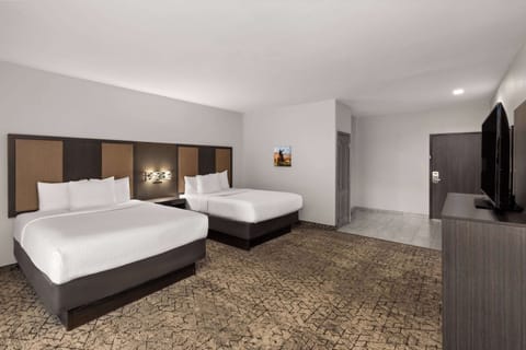 Room, 2 Double Beds, Non Smoking | Premium bedding, pillowtop beds, desk, blackout drapes