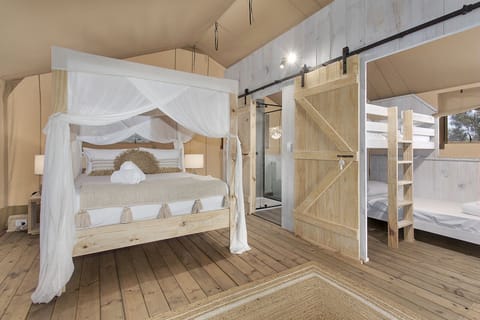 Oceanview Safari Luxury Tent | Living area | TV, DVD player