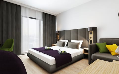 Comfort Double Room | Living room | 43-inch Smart TV with digital channels, TV, Netflix