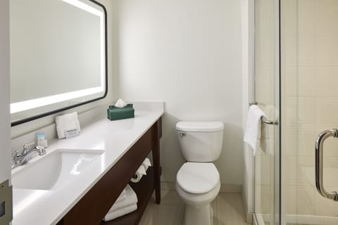 Free toiletries, hair dryer, towels, soap