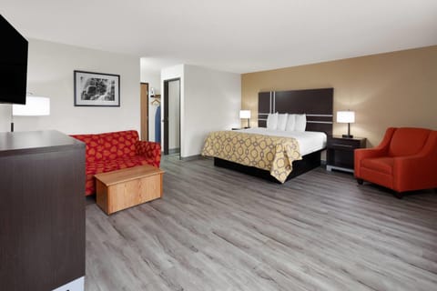 Suite, 1 King Bed, Non Smoking (No Pets) | Hypo-allergenic bedding, desk, blackout drapes, soundproofing