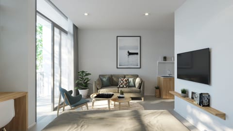 Deluxe Studio, Balcony, Garden View (B) | Egyptian cotton sheets, premium bedding, soundproofing, WiFi (free)