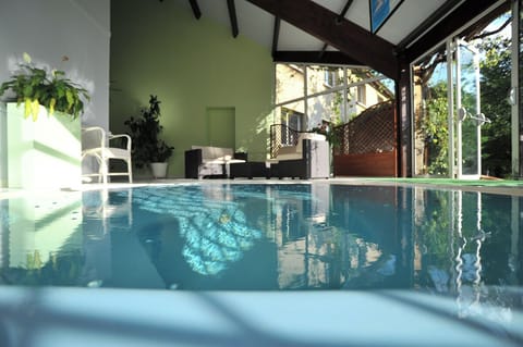 Seasonal outdoor pool, open noon to 8:00 PM, sun loungers