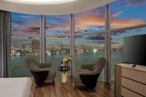 Panoramic Double Room, 1 King Bed, River View, Tower | Premium bedding, down comforters, minibar, in-room safe