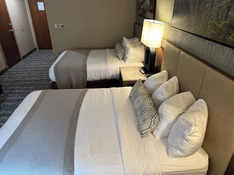 Room, 2 Queen Beds, Accessible | Premium bedding, down comforters, pillowtop beds, in-room safe