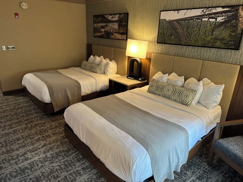 Deluxe Room, 2 Queen Beds | Premium bedding, down comforters, pillowtop beds, in-room safe