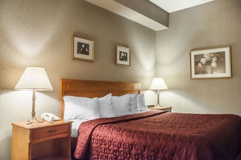 Individually furnished, desk, blackout drapes, iron/ironing board