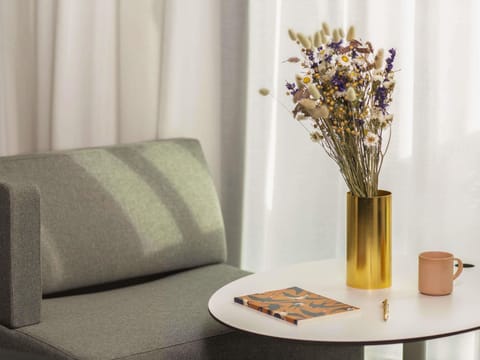 Hypo-allergenic bedding, memory foam beds, in-room safe, blackout drapes