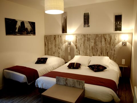 Premium bedding, desk, free WiFi, bed sheets