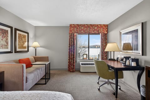 Suite, 1 King Bed with Sofa bed | Desk, blackout drapes, iron/ironing board, free WiFi