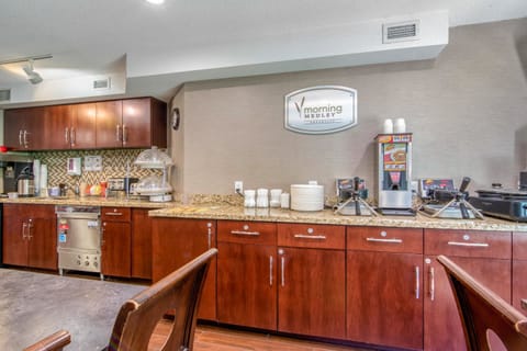 Free daily self-serve breakfast