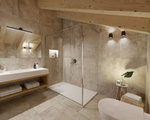 Free toiletries, hair dryer, bidet, towels