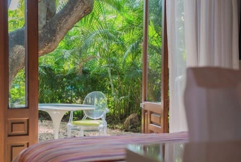 Master suite with bathtub and terrace | Premium bedding, down comforters, free minibar items, in-room safe