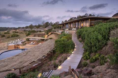 Front of property - evening/night
