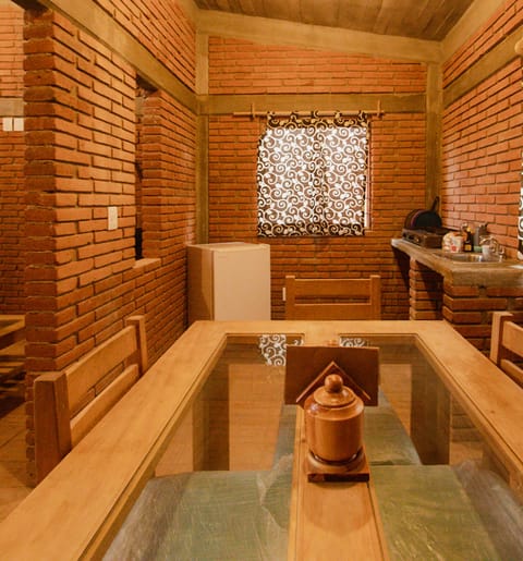 Bungalow, 2 Bedrooms | Private kitchenette | Fridge, dining tables